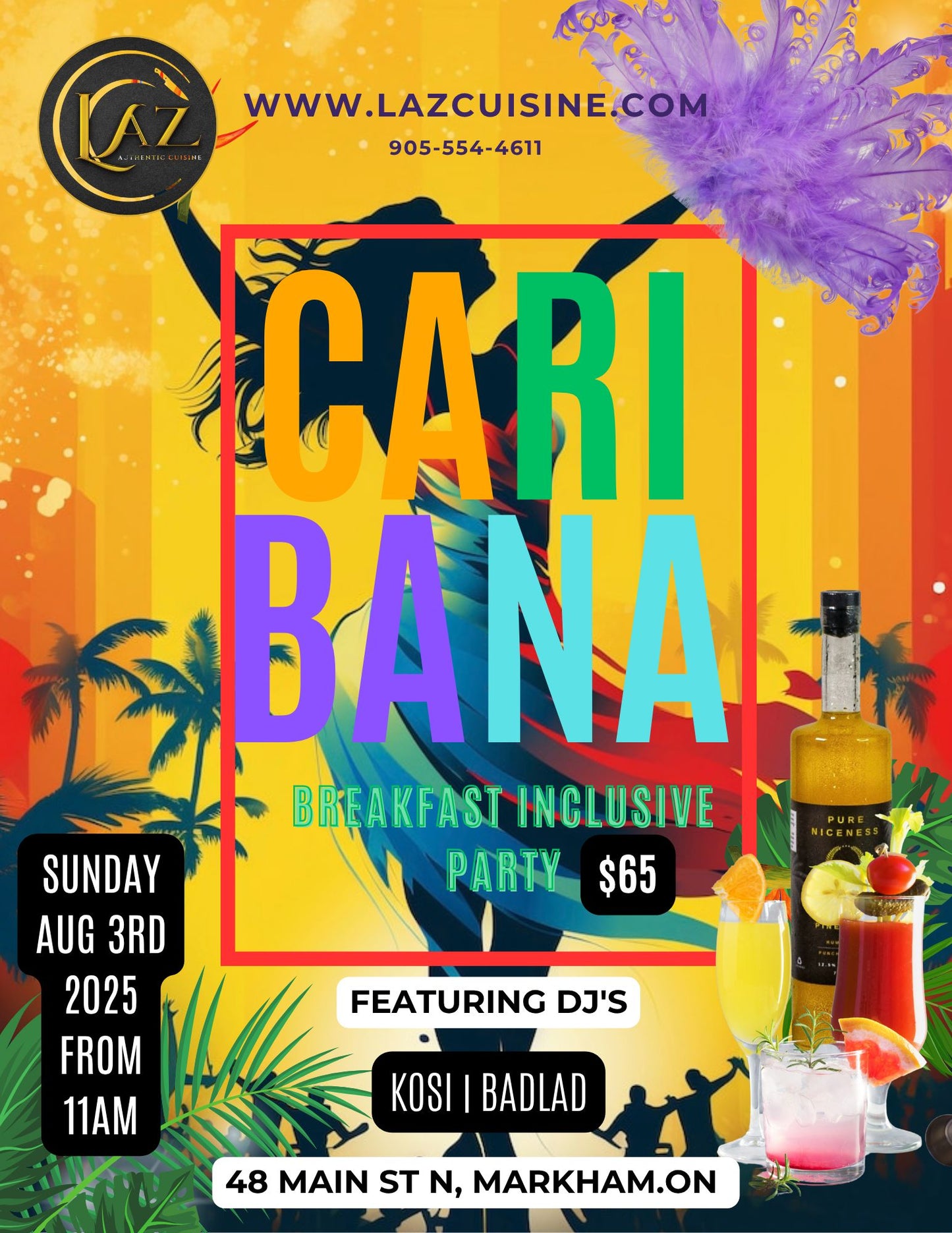 π CARIBANA BREAKFAST INCLUSIVE PARTY